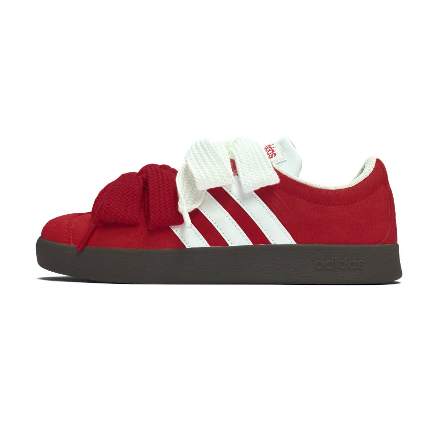 Adidas Adidas Vl Court Classic Thermal Quick Dry Low top Skateboard Shoes Unisex Dark Red
