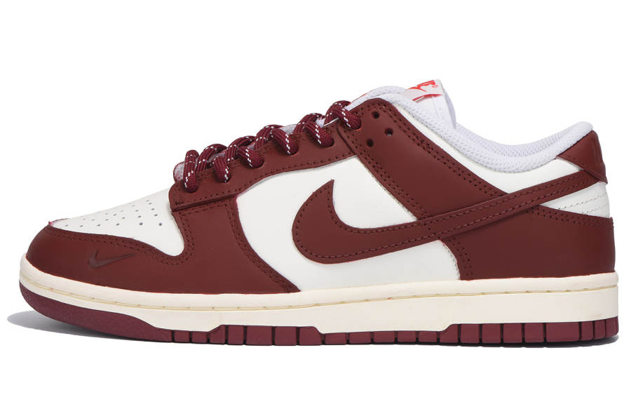 Nike Nike Dunk Leather Fashion Coverage Slip Resistant Low top Skateboard Shoes Women's Red