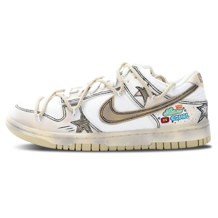 Nike Nike Dunk Low top Skateboard Shoes Women's White
