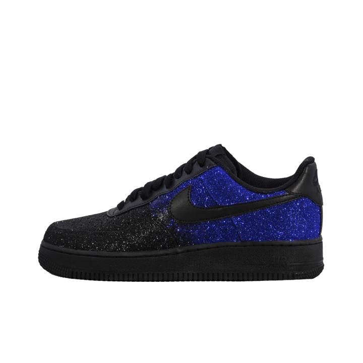 Nike Nike Air Force 1 Slip Resistant, Abrasion Resistant, Lightweight Low top Skateboard Shoes Men's Blue Black Diamond