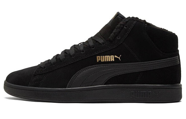 PUMA PUMA Smash V2 Mid Winter 'Black Team Gold'