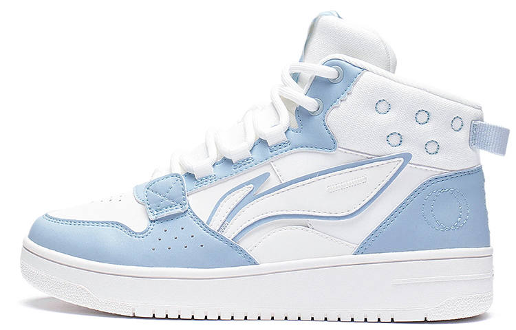 Li-Ning Li Ning Mountain Origin Textile, Synthetic Leather Cushioning Abrasion Resistant High top Skateboard Shoes Women's