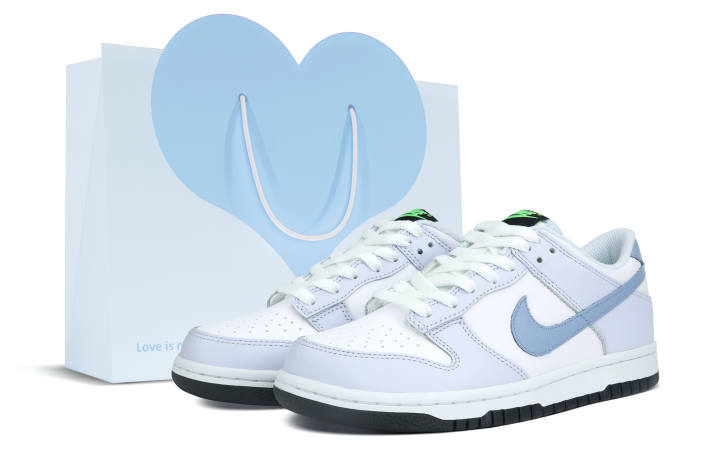 Nike Nike Dunk Low top Skateboard Shoes Women's Blue White