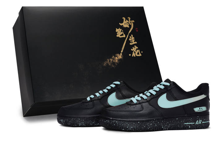 Nike Nike Air Force 1 Skateboard Shoes Unisex Low Top Blue