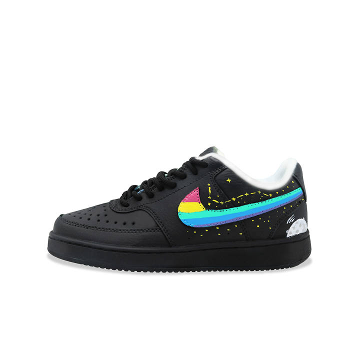 Nike Nike Court Vision Night Starlight, Fashion Versatile Synthetic Leather Slip Resistant Abrasion Resistant Coverage