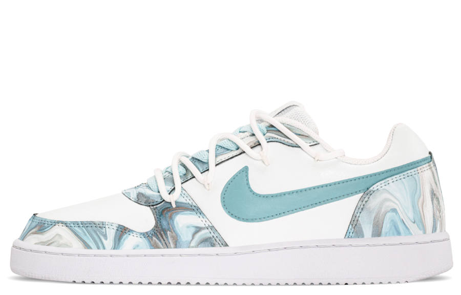 Nike Nike EBERNON Abrasion Resistant Abrasion Resistant Low top Skateboard Shoes Men's Blue White