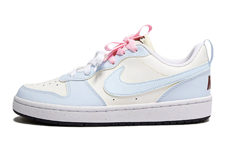 Nike Nike Court Borough Bubble Jellyfish, Salt Berry Milk Foam Slip Resistant Abrasion Resistant