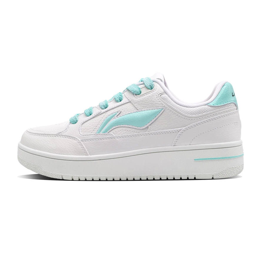 Li-Ning Li Ning Tianji Slip Resistant Abrasion Resistant Low top Skateboard Shoes Unisex Light Green