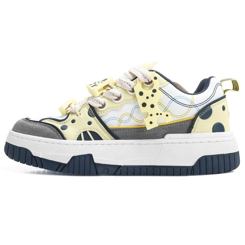 NOCOPY Slip Resistant, Abrasion Resistant, Height Increasing Low top Skateboard Shoes Unisex