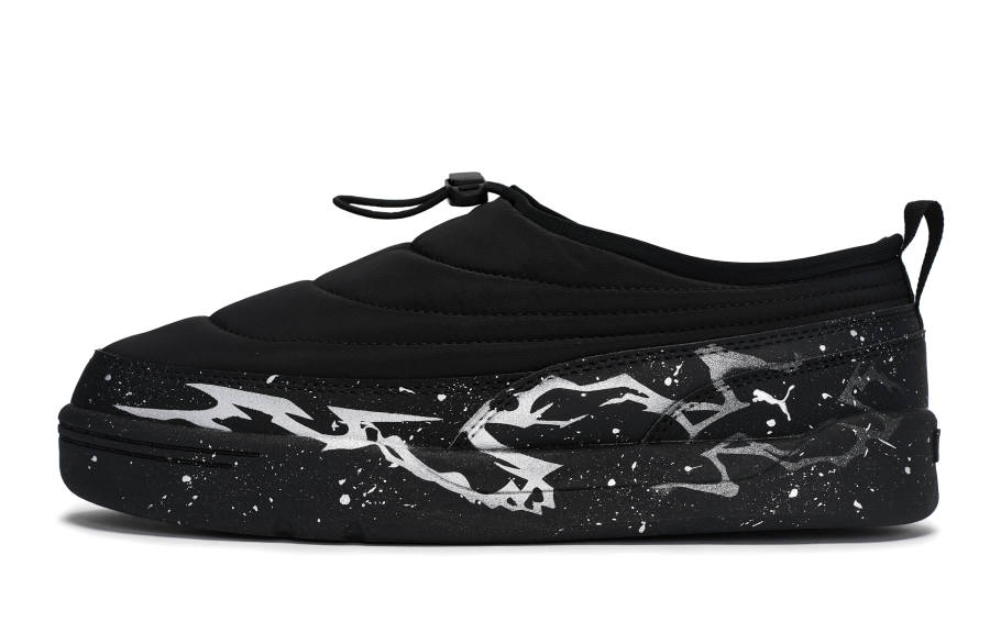 PUMA Park Lifestyle 811 Manufacturing, Dark Surge Lightning Low top Casual Shoes Unisex Black Silver