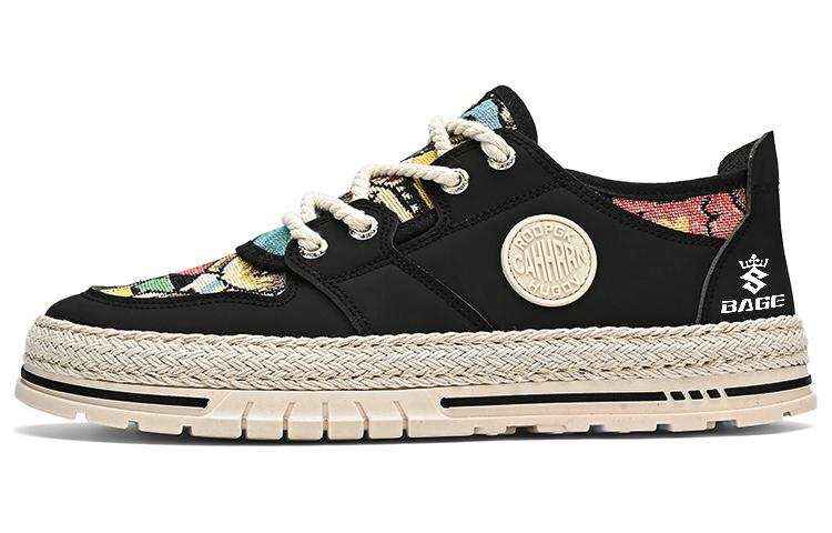 BAGE Slip Resistant Abrasion Resistant Slip Resistant Abrasion Resistant Low top Skateboard Shoes Men's