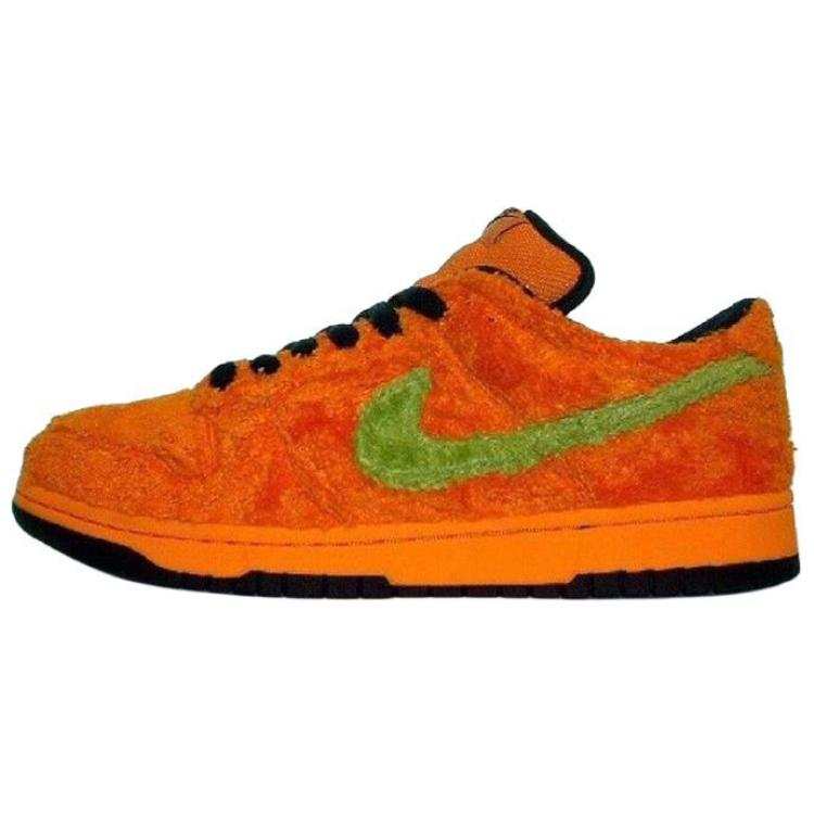 Nike Nike Dunk Soft And Comfortable Slip Resistant Abrasion Resistant Low top Skateboard Shoes Unisex Orange