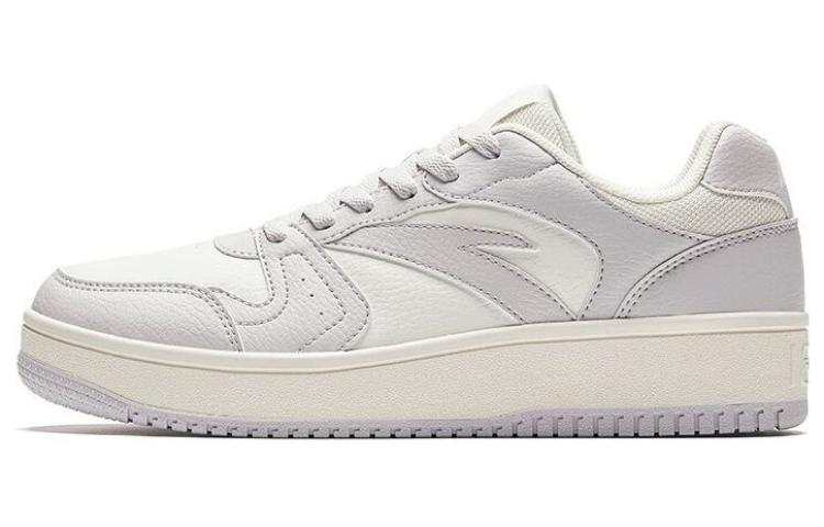 Anta Slip Resistant Low top Skateboard Shoes Men's White Gray