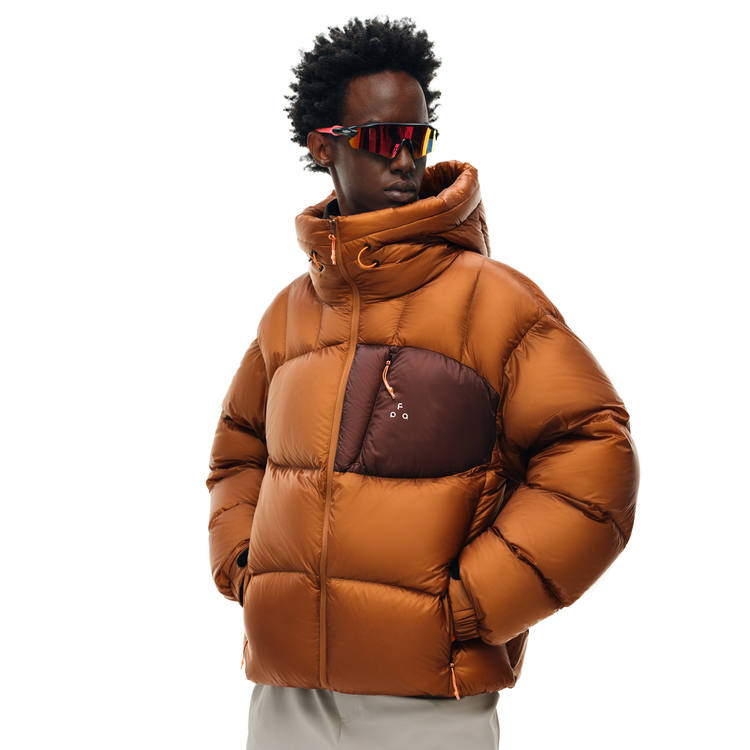 FPA Down Jackets Unisex Hooded Moderate Puffer Jacket
