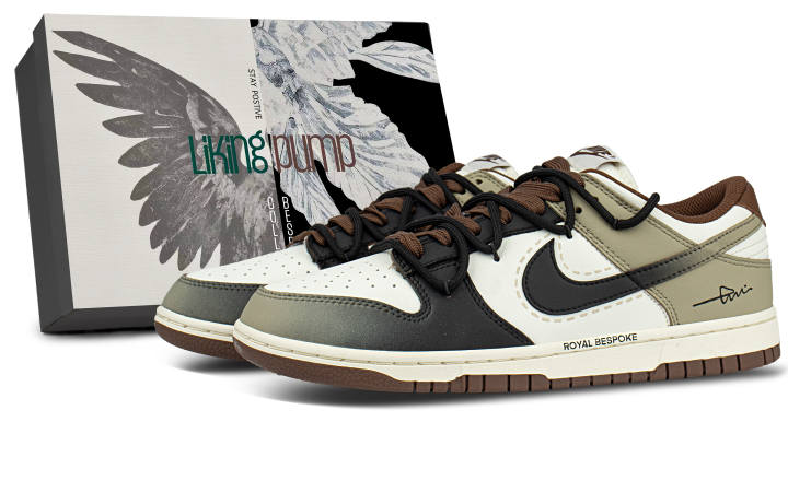 Nike Nike Dunk Quick Dry Low top Skateboard Shoes Unisex Khaki