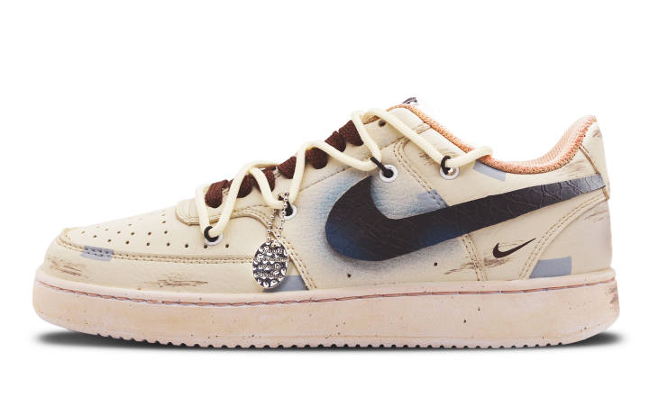 Nike Nike Court Vision 1 Low Coverage Cushioning Abrasion Resistant Balance Height Increasing