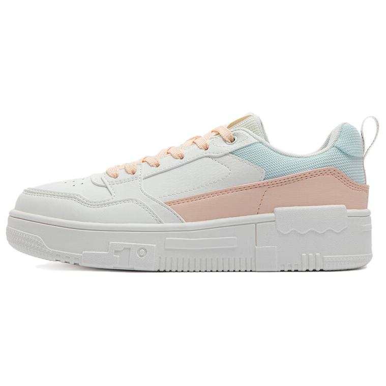 361° Abrasion Resistant Slip Resistant Low top Skateboard Shoes Women's White Pink Blue
