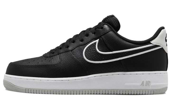 Nike Nike Air Force 1 '07 'Embroidered Swoosh Black'