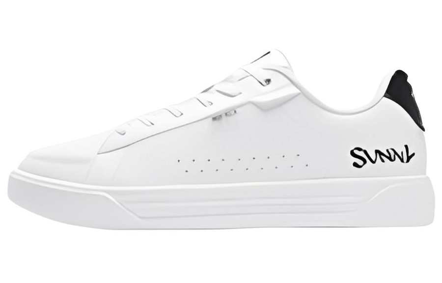 QIAODAN Slip Resistant, Abrasion Resistant, Lightweight Low top Skateboard Shoes Men's Black White