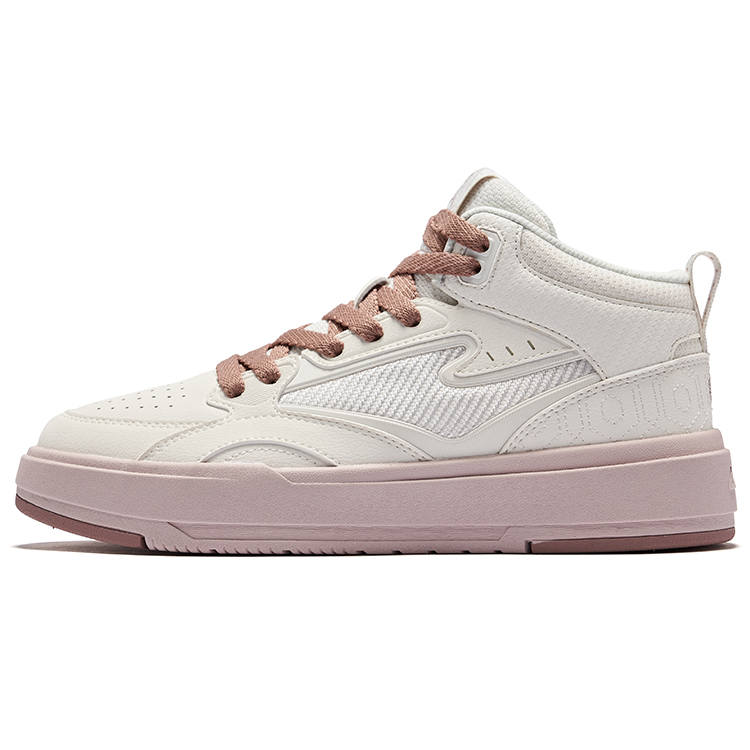 Erke Conquest 4.0 Abrasion Resistant Breathable High top Skateboard Shoes Women's Microcrystal White