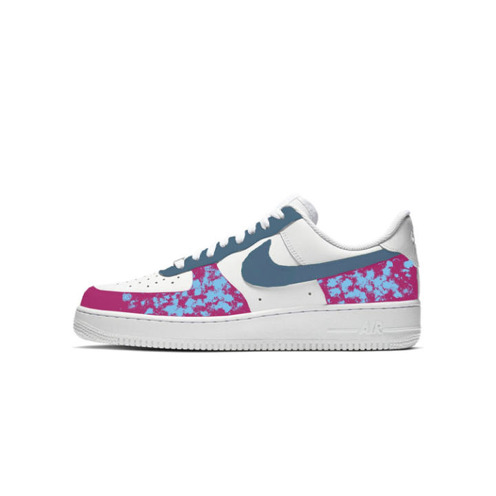 Nike Nike Air Force 1 07 Rosewood Low top Skateboard Shoes Men's White Blue Pink