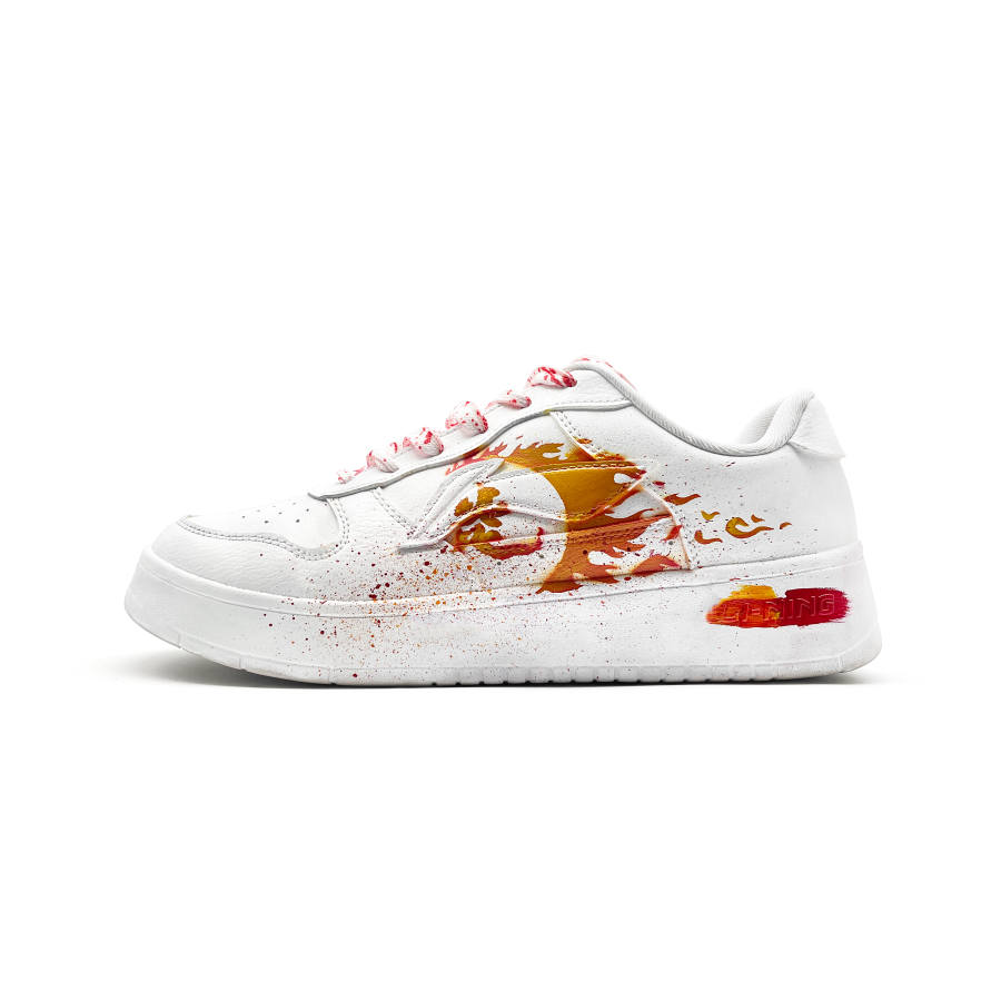Li-Ning Li Ning Floating Boat Coverage Cushioning Slip Resistant Coverage Cushioning Slip Resistant Low top Skateboard Shoes