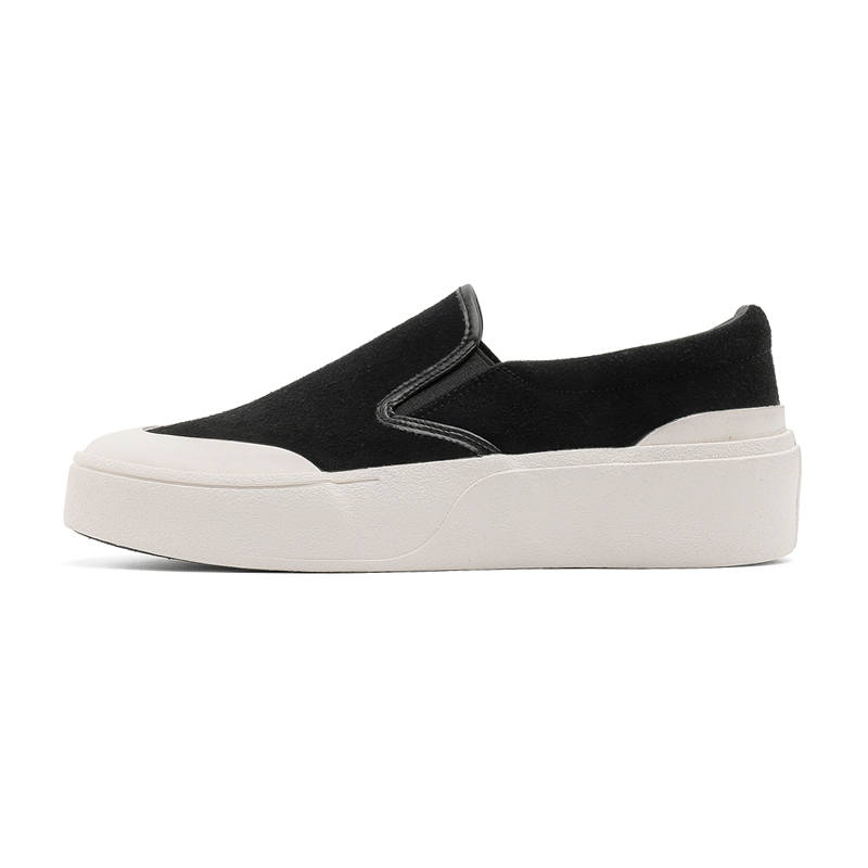OUBT Abrasion Resistant Lightweight Wear resistant And Lightweight Low top Skateboard Shoes Men's Black