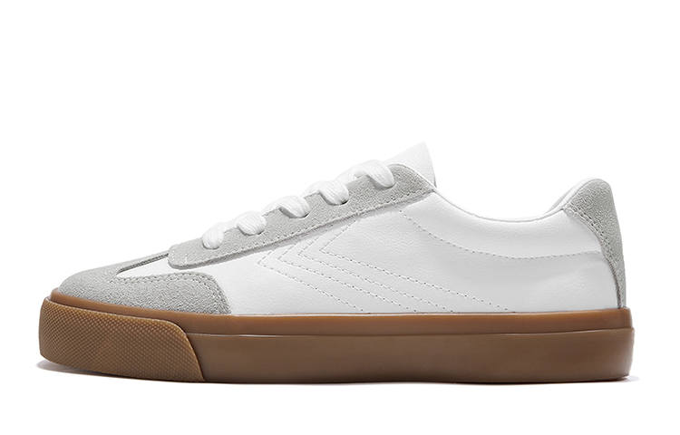 Feiyue Low top Skateboard Shoes Unisex White Gray