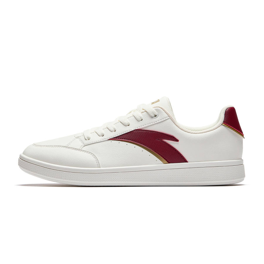 Anta Skateboard Shoes Men's White Red Gold