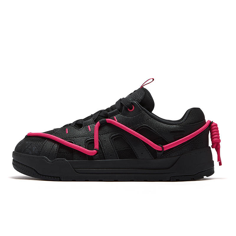 FILA FUSION REEF Shoes Abrasion Resistant Low top Skateboard Shoes Men's Black