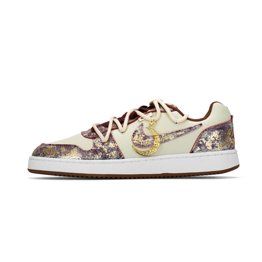 Nike Nike EBERNON Crimson Gold Abrasion Resistant Low top Skateboard Shoes Unisex Gold