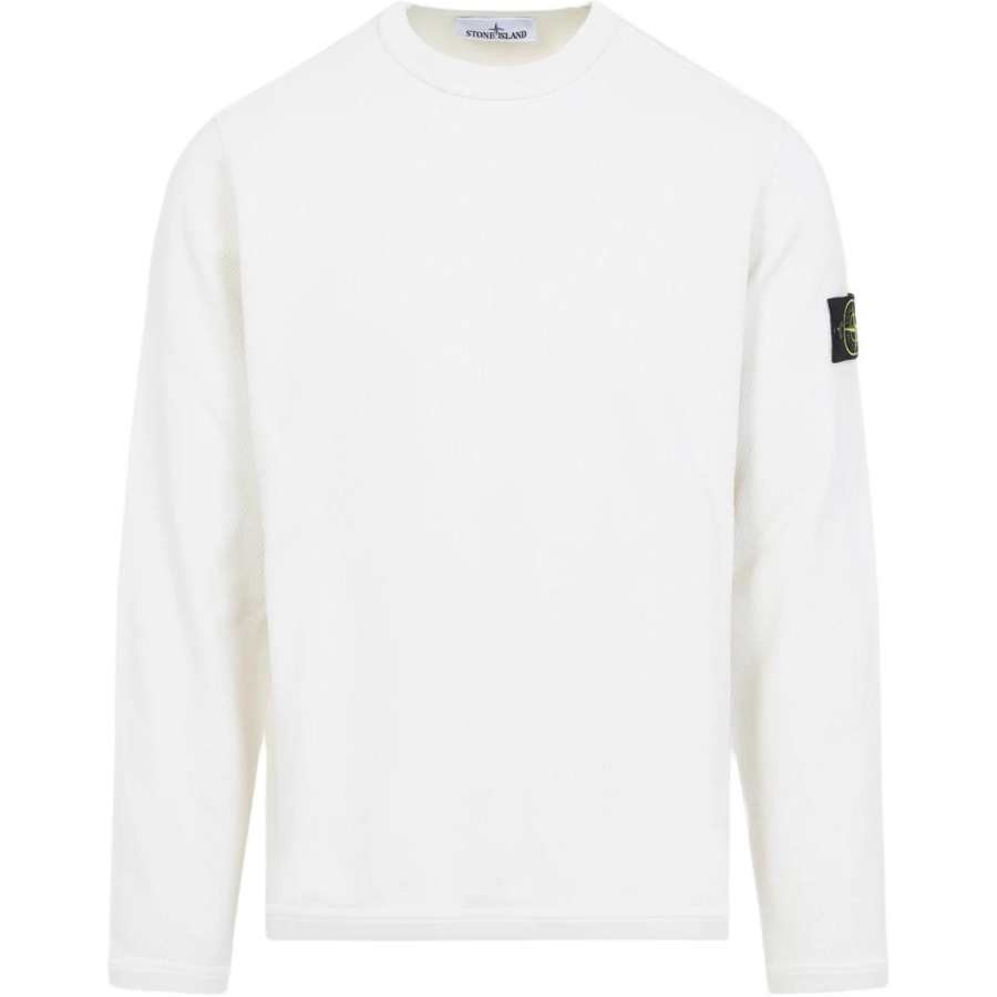 Stone Island Logo Patch Crewneck Sweatshirt