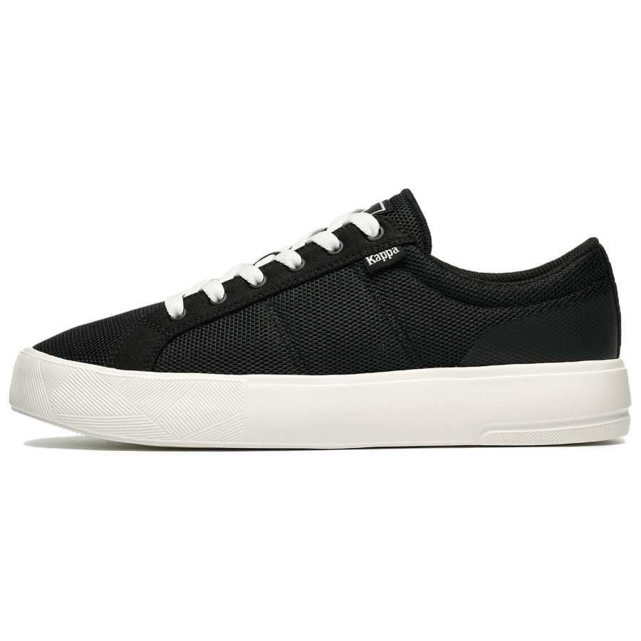 Kappa Slip Resistant And Breathable Low top Skateboard Shoes Men's Black