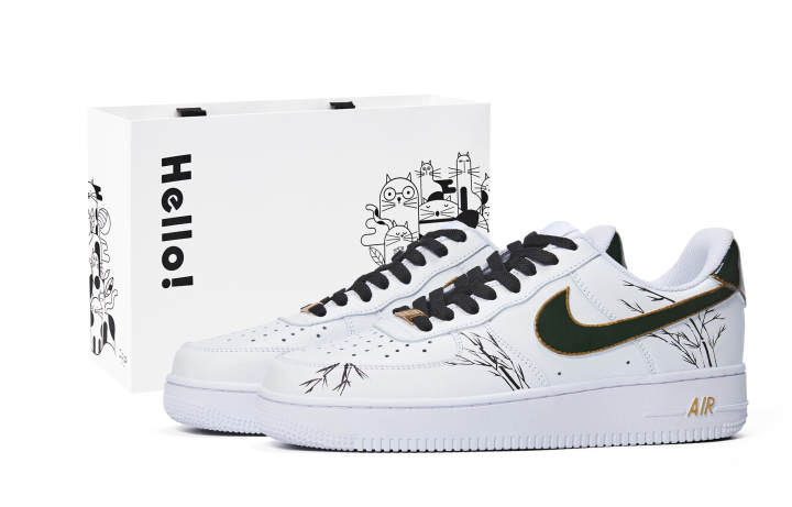 Nike Nike Air Force 1 Wear resistant And Lightweight Low top Skateboard Shoes Men's White