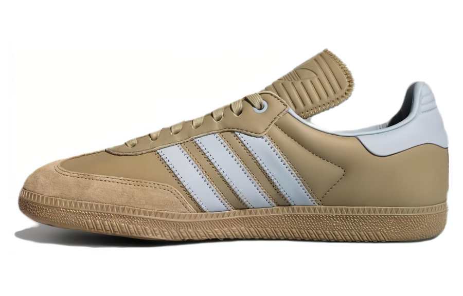 Adidas Originals x Pharrell Williams Samba Feidong Comfortable Low top Skateboard Shoes Unisex Green Blue
