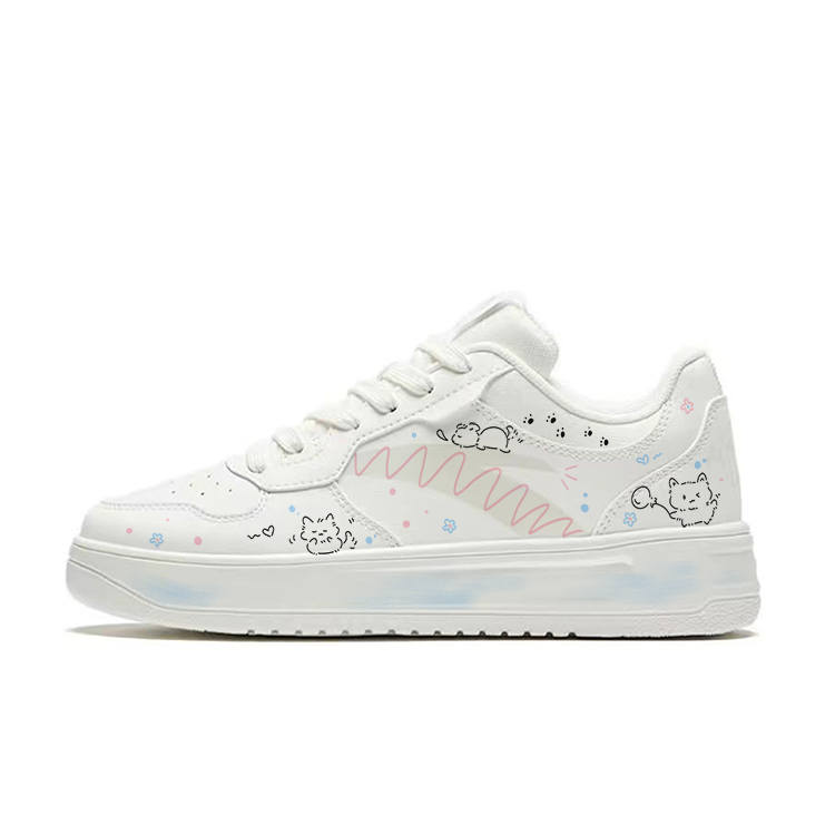 Anta Life Collection Low top Skateboard Shoes Women's White
