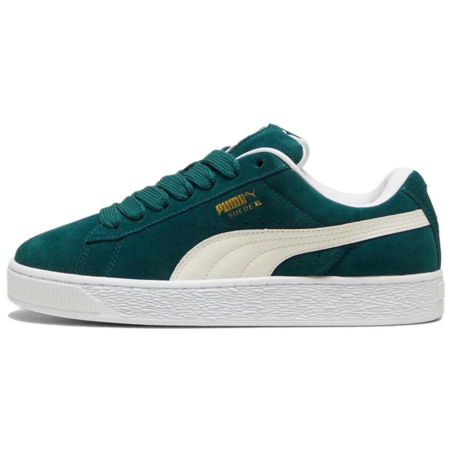 PUMA Suede XL Abrasion Resistant Slip Resistant Low top Skateboard Shoes Unisex Green