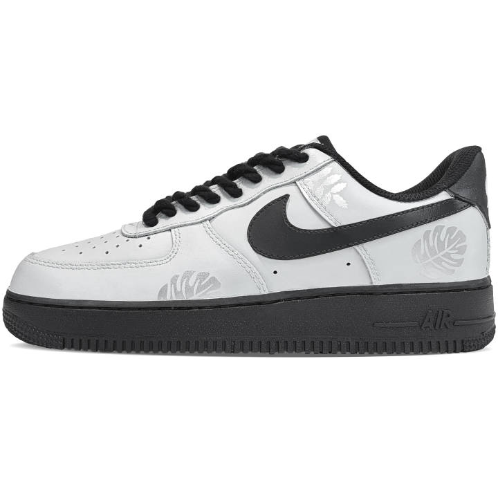 Nike Nike Air Force 1 Abrasion Resistant Abrasion Resistant Low top Skateboard Shoes Unisex Gray Black