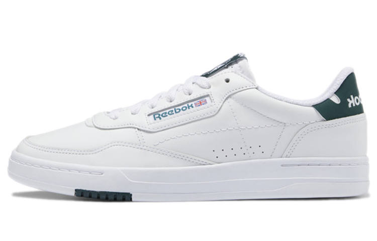 Reebok Court Peak Leather Comfortable Low top Skateboard Shoes Unisex White