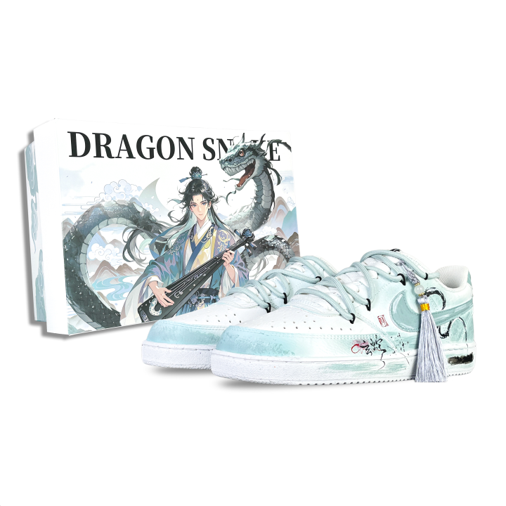 Nike Nike Court Vision 1 Slip Resistant Abrasion Resistant Low top Skateboard Shoes Men's Cyan