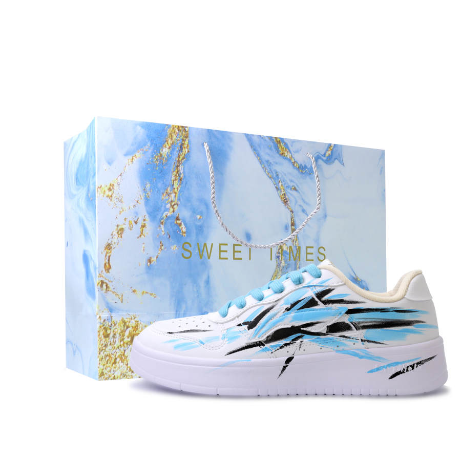 Li-Ning Li Ning Floating Boat Abrasion Resistant, Lightweight, And Breathable Low top Skateboard Shoes Unisex Blue Black