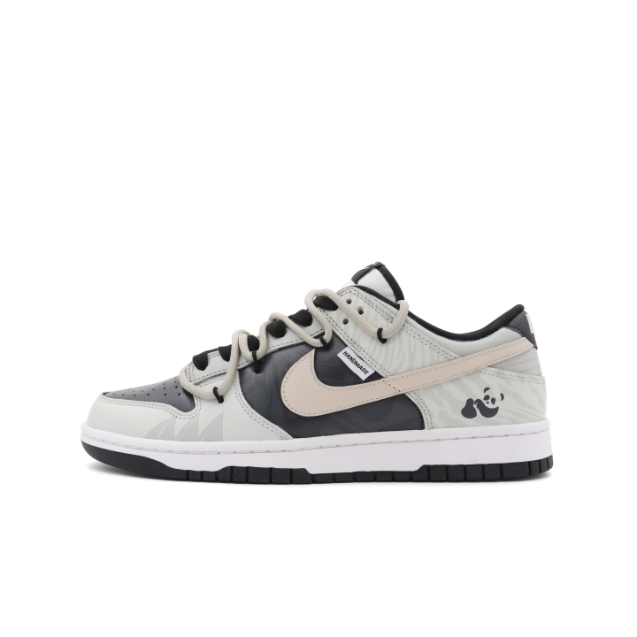 Nike Nike Dunk Slip Resistant Abrasion Resistant Low top Skateboard Shoes Unisex Black Gray