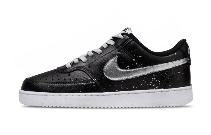 Nike Nike Court Vision Slip Resistant Abrasion Resistant Low top Skateboard Shoes Men's Silver
