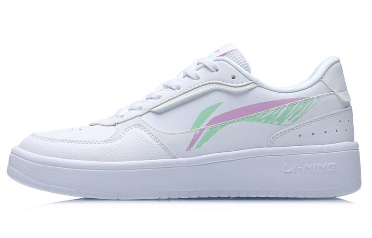 Li-Ning Li Ning Skateboard Shoes Women's Low Top White