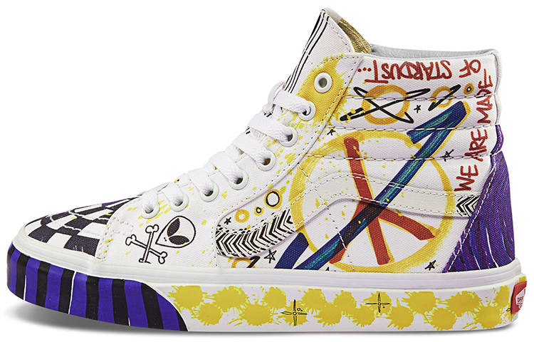 Vans Vans SK8 Hi Galactic Goddes Yellow Blue