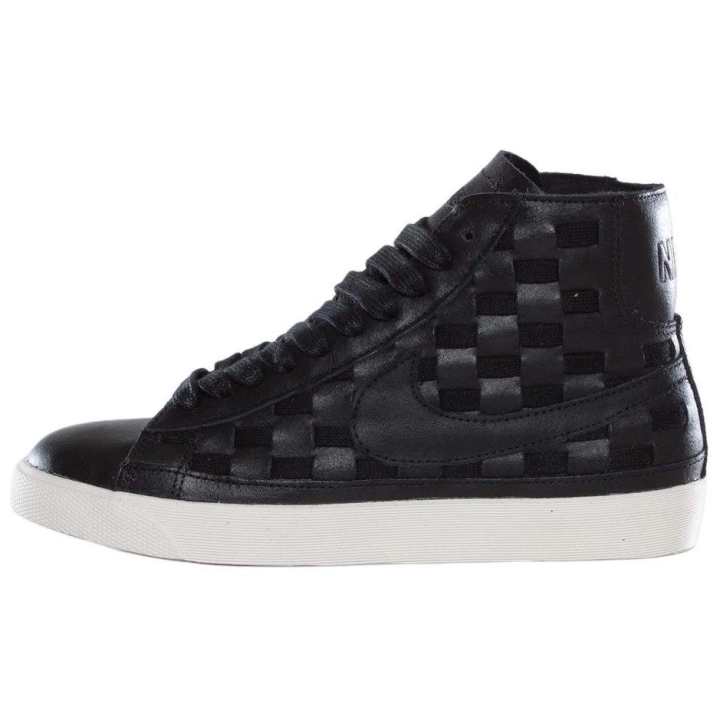 Nike Nike Blazer Mid Slip Resistant Abrasion Resistant Mid top Skateboard Shoes Women's Black