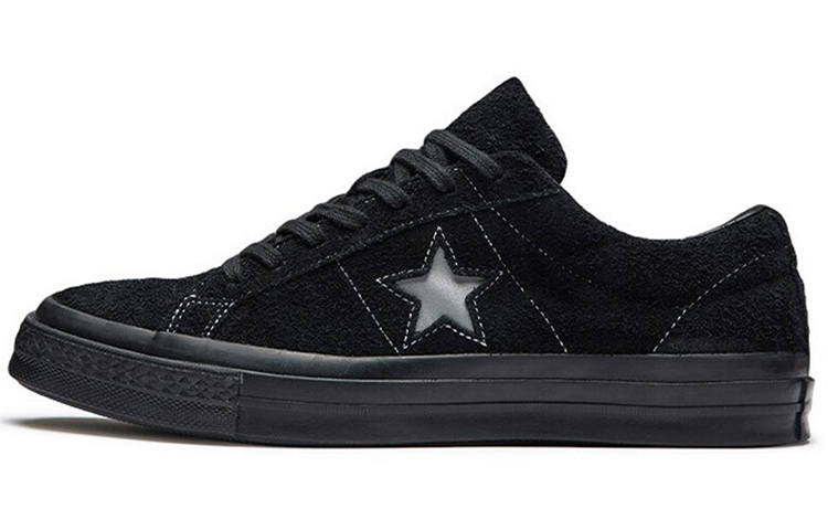 Converse One Star Suede OX Slip Resistant, Lightweight, And Breathable Low top Skateboard Shoes Unisex Black