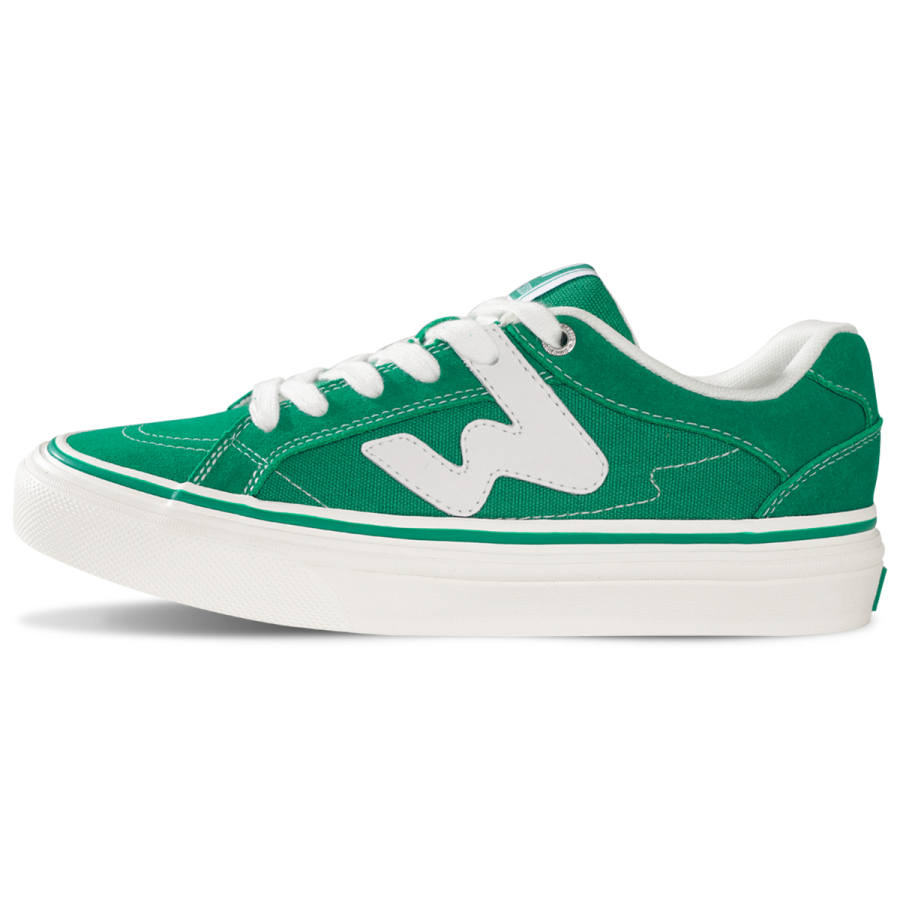 Ollieskate Wear resistant And Lightweight Low top Skateboard Shoes Unisex Grass Green