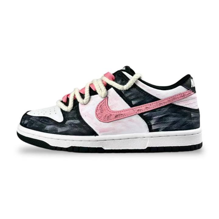 Nike Nike Dunk Abrasion Resistant Low top Skateboard Shoes Unisex Pink
