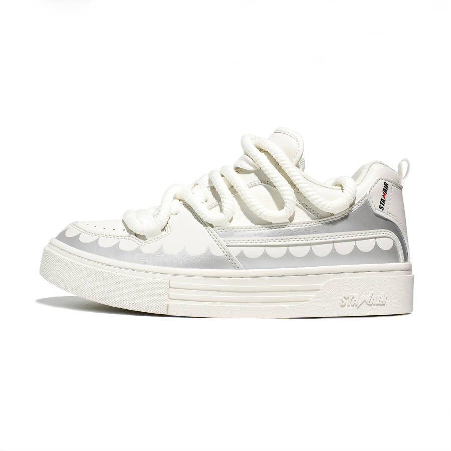 STANAIR Cool Play 1.0 Shark Slip Resistant Abrasion Resistant Balance Low top Casual Skate Shoes Unisex